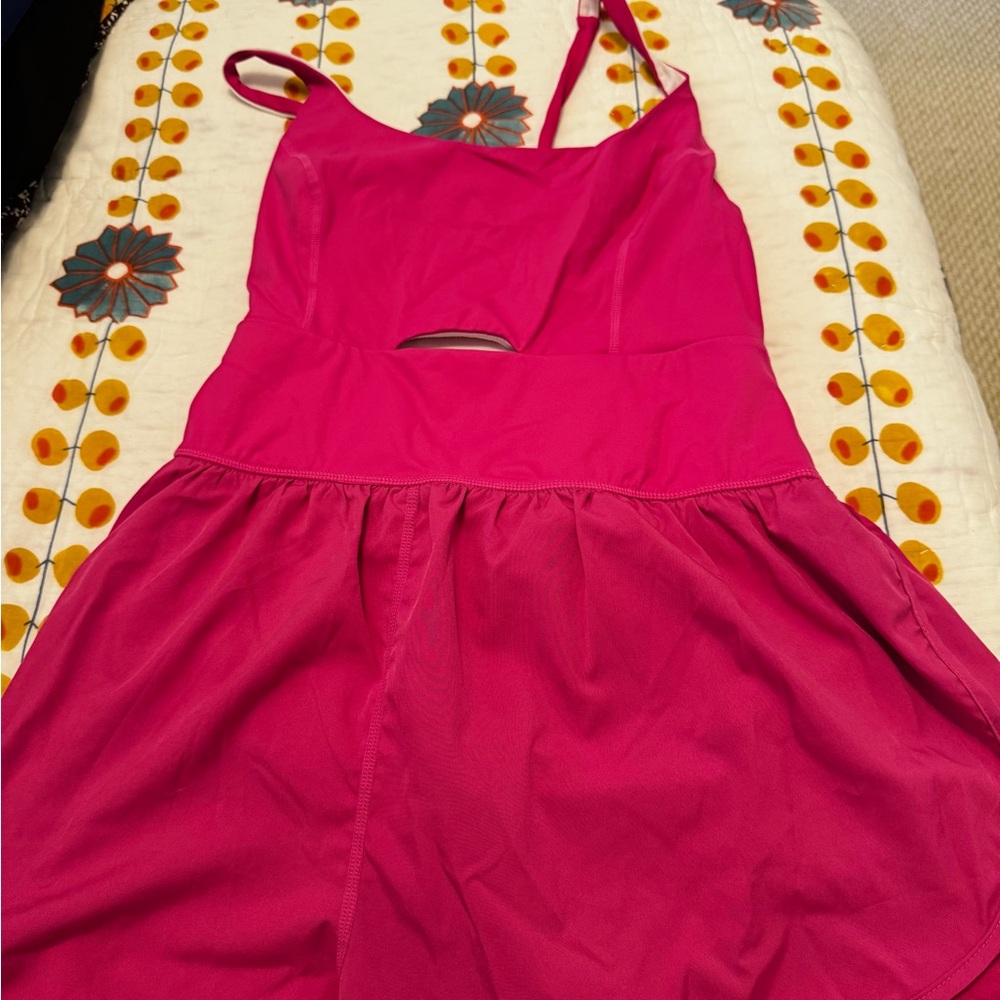 Vibrant Pink Sleeveless Romper